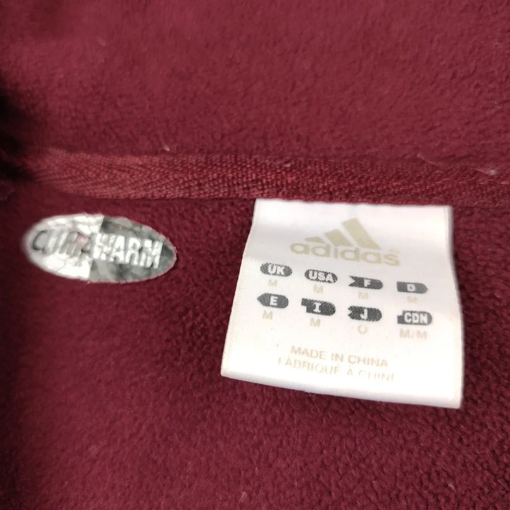 Adidas ClimaWarm Texas A&M Aggies Fleece Jacket Mens Medium Maroon Full Zip ATM